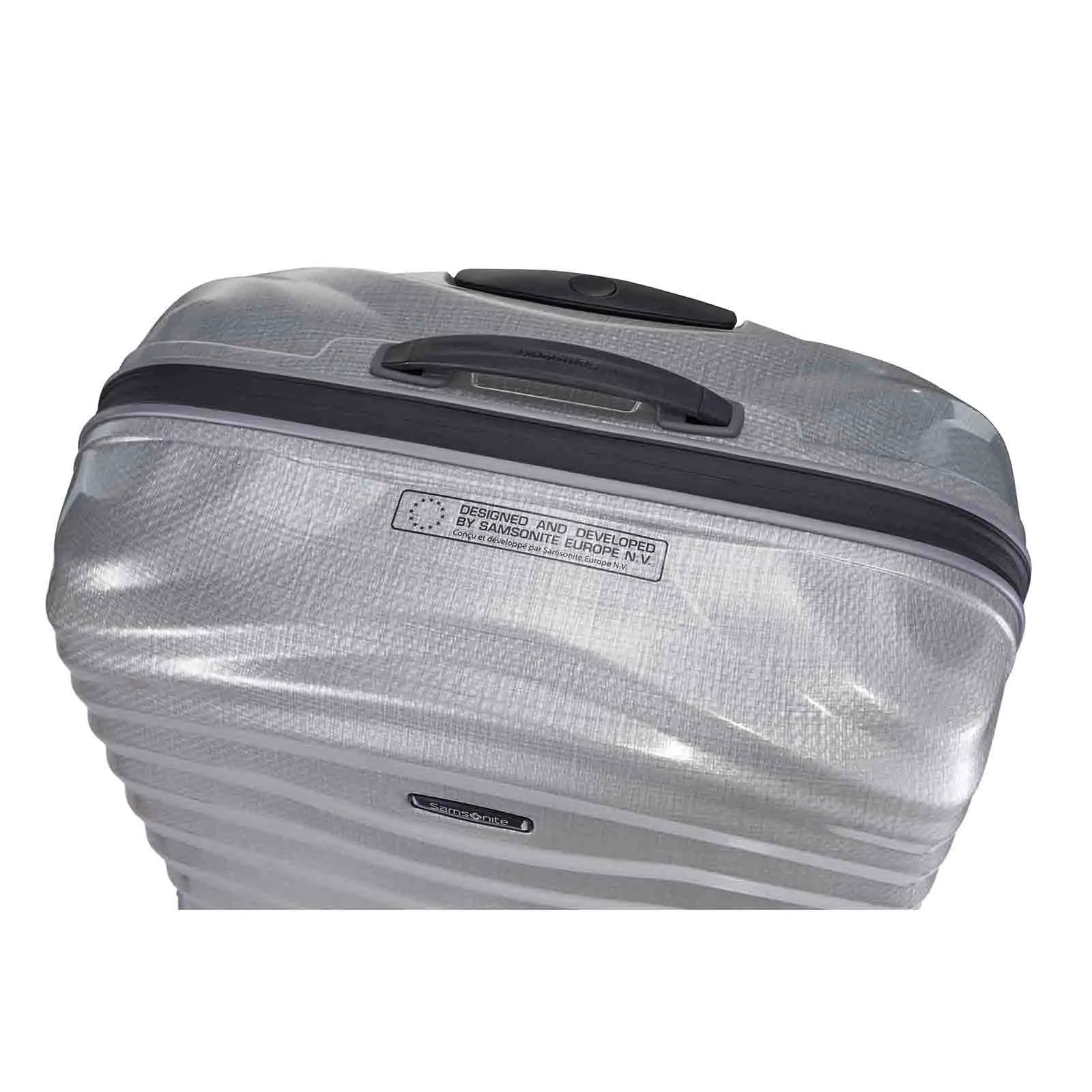 Samsonite Lite-Shock Sport 75cm Suitcase Silver