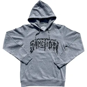Sanction Metal Logo Hoodie Sport Grey
