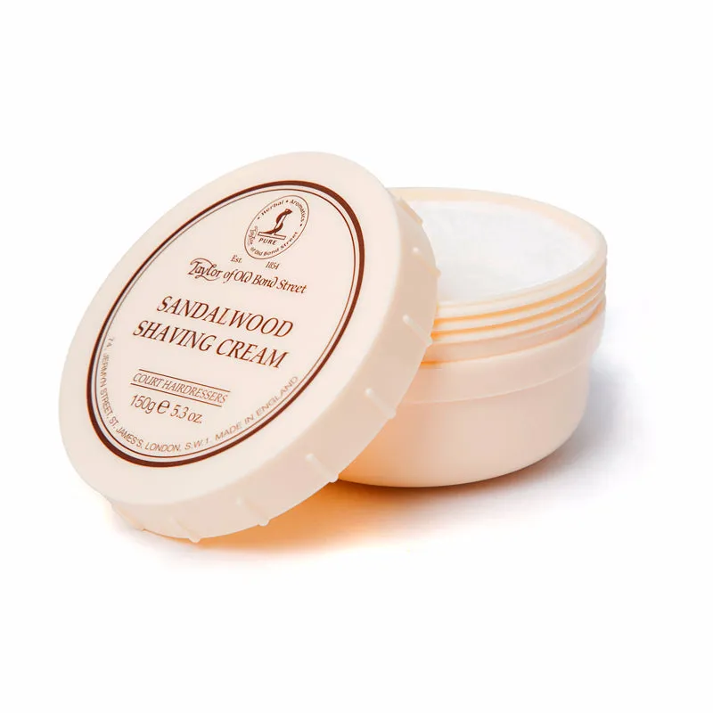 SANDALWOOD SHAVING CREAM BOWL