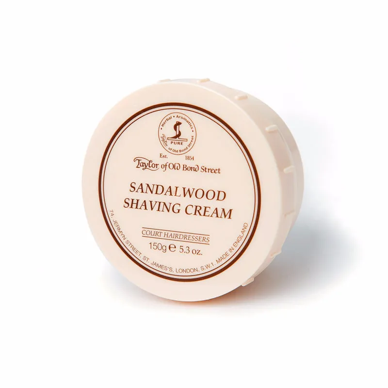 SANDALWOOD SHAVING CREAM BOWL