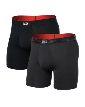 Saxx Multi-Sport Mesh Boxer Brief Fly 2 Pack