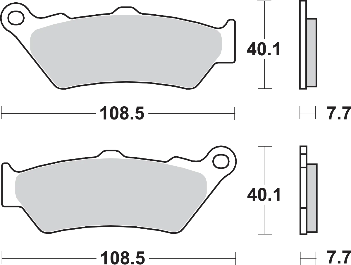 SBS 674HF HF Ceramic Brake Pads