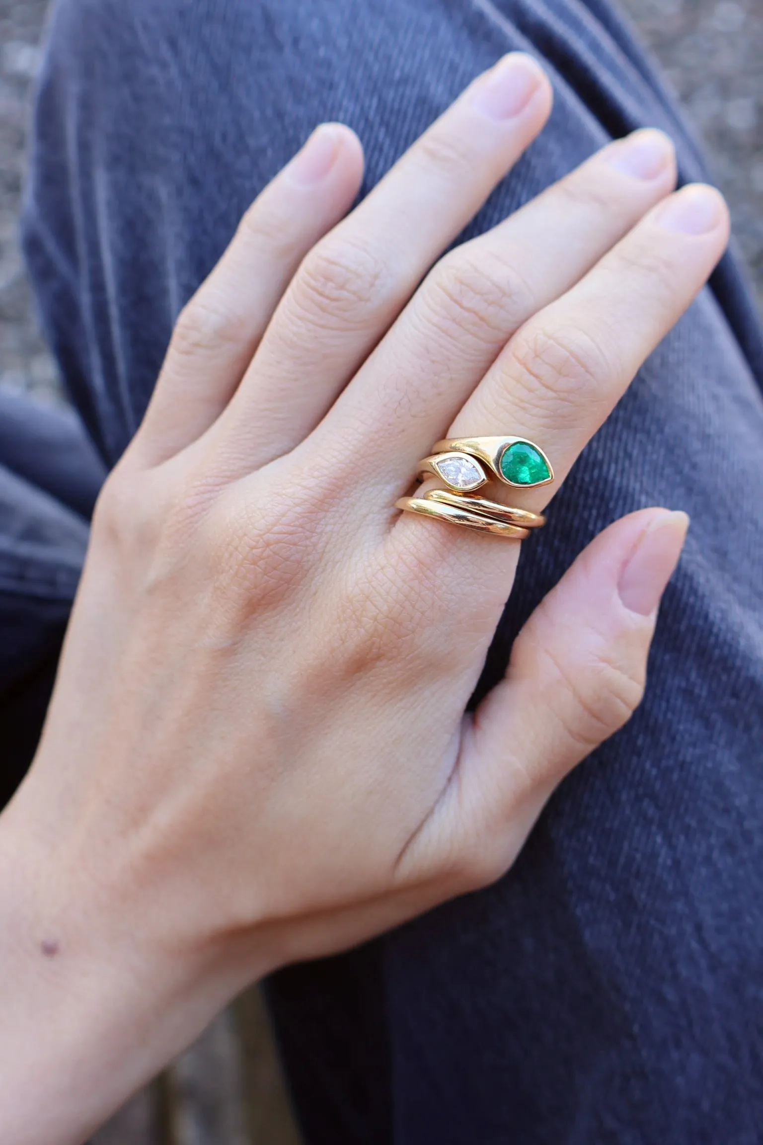 Scintillate Diamond Snake Ring
