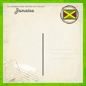 Scrapbook Customs 12x12 Paper - Jamaica Paradise Vintage Companion