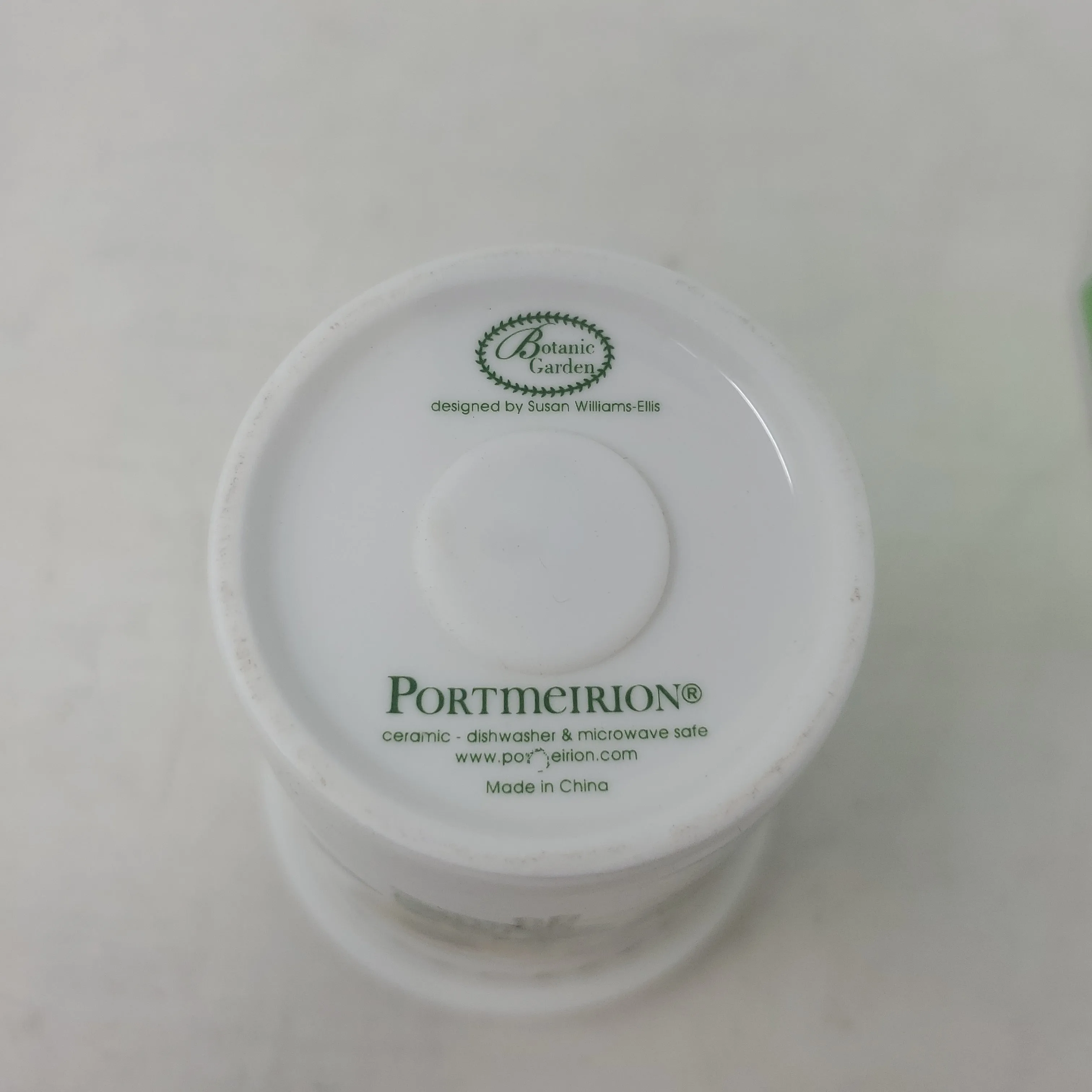 Set Of 2 Portmeirion Botanic Garden 11 oz Travel Mugs B3C2