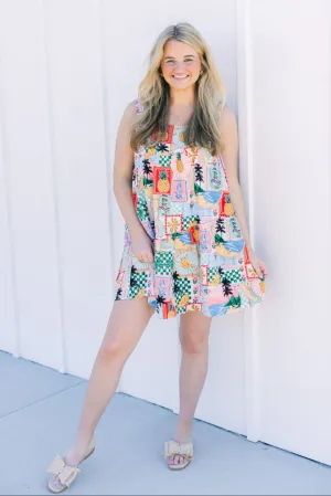 She's Tropical Mini Dress