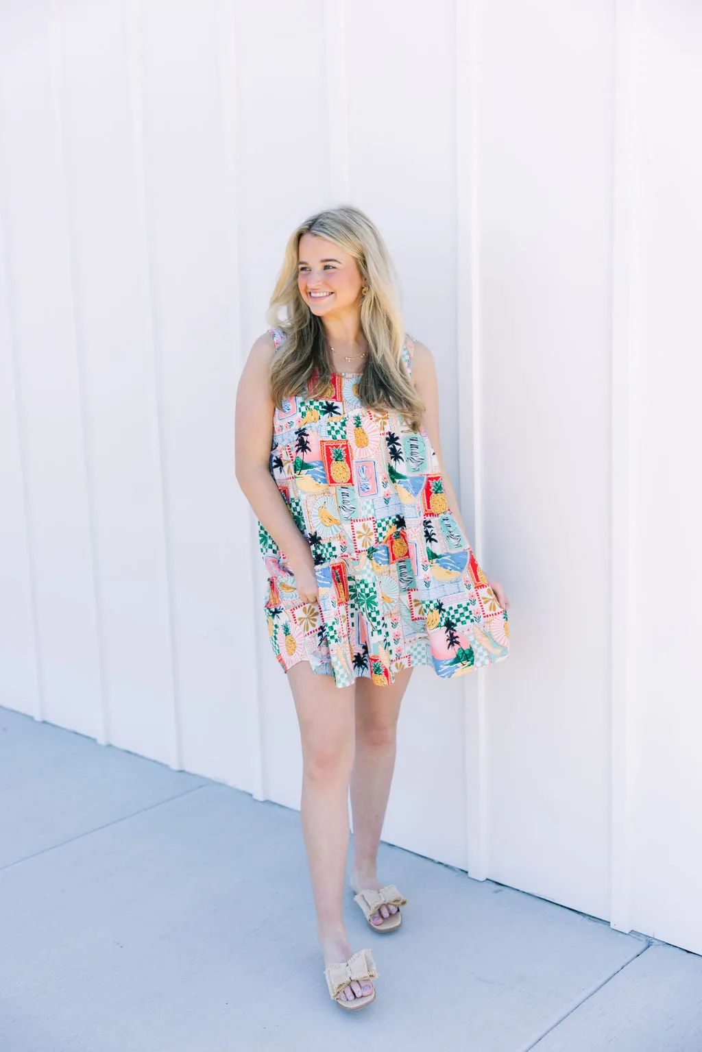 She's Tropical Mini Dress