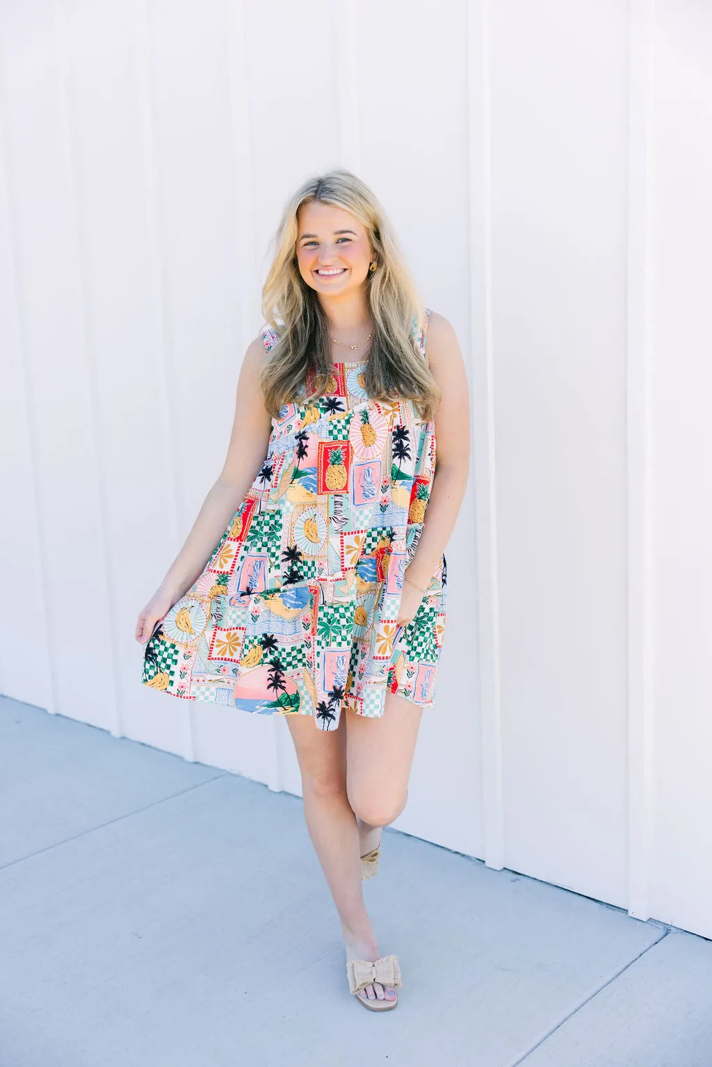 She's Tropical Mini Dress