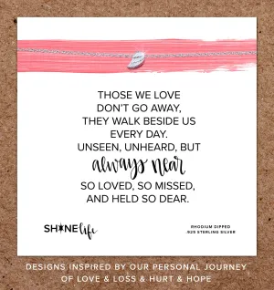 SHINElife - Always Near Angel Wing Memorial Necklace Sterling Gift Faith