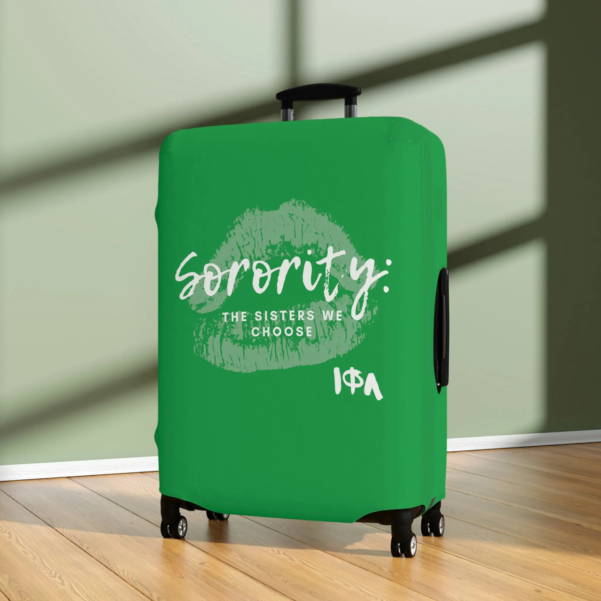 Sisters We Choose Luggage Cover Green