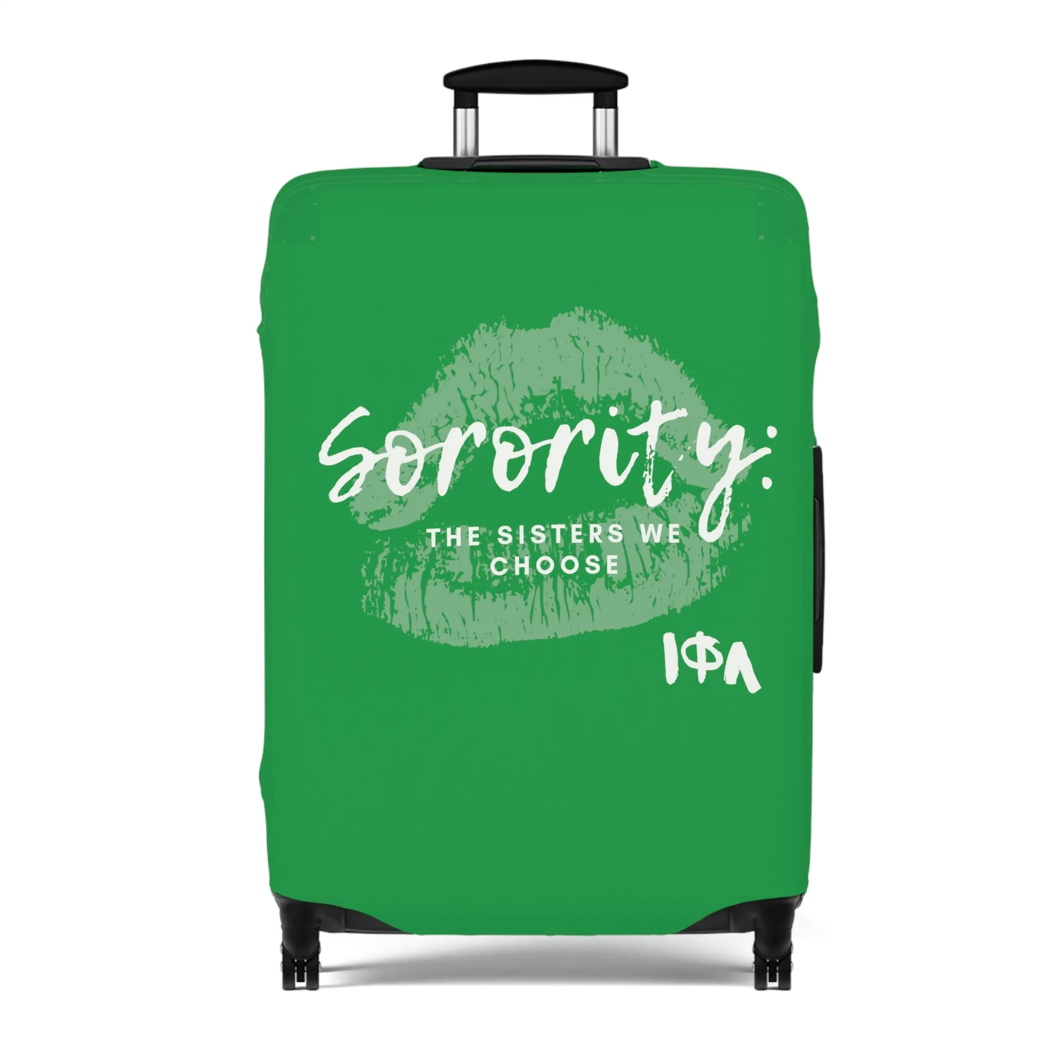 Sisters We Choose Luggage Cover Green