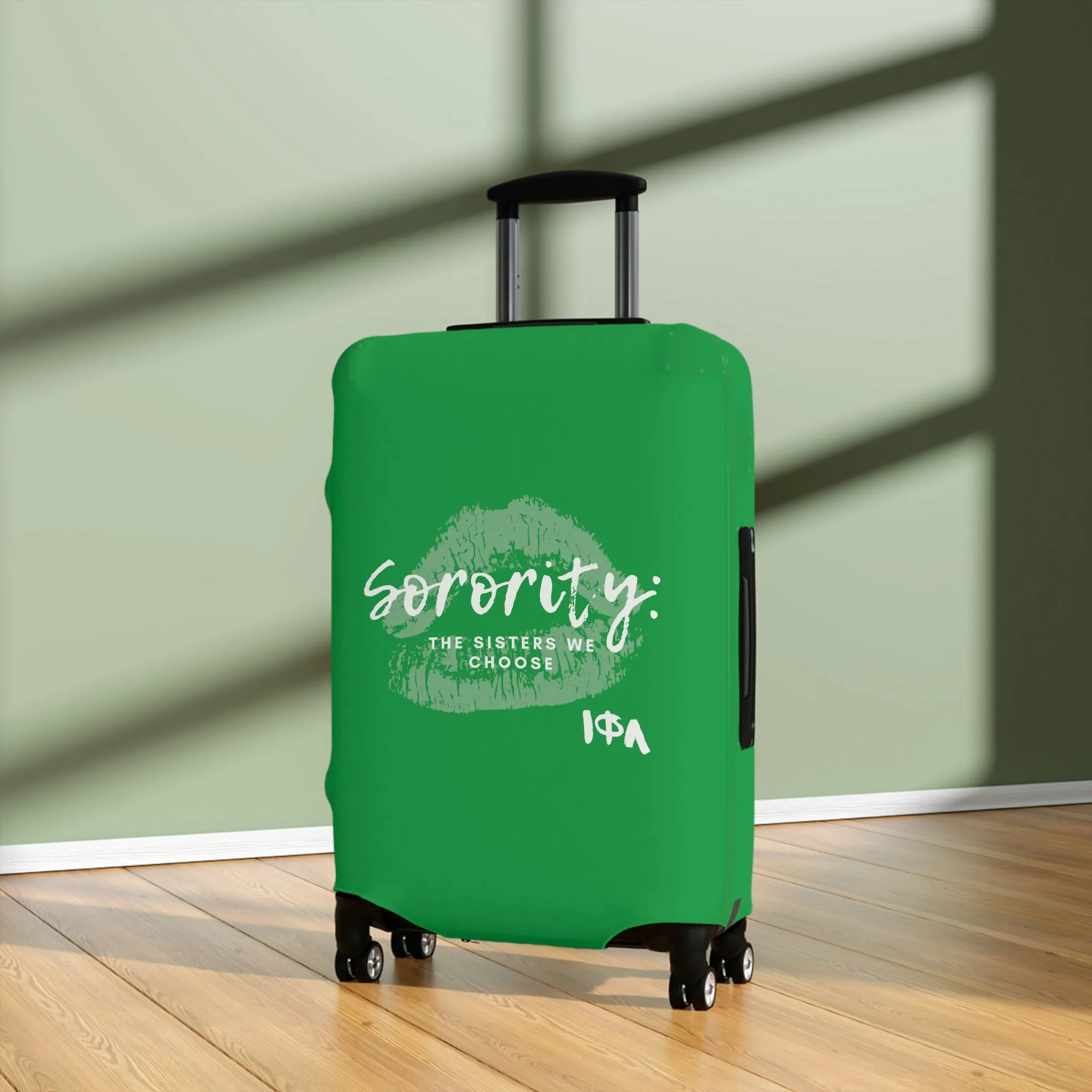 Sisters We Choose Luggage Cover Green