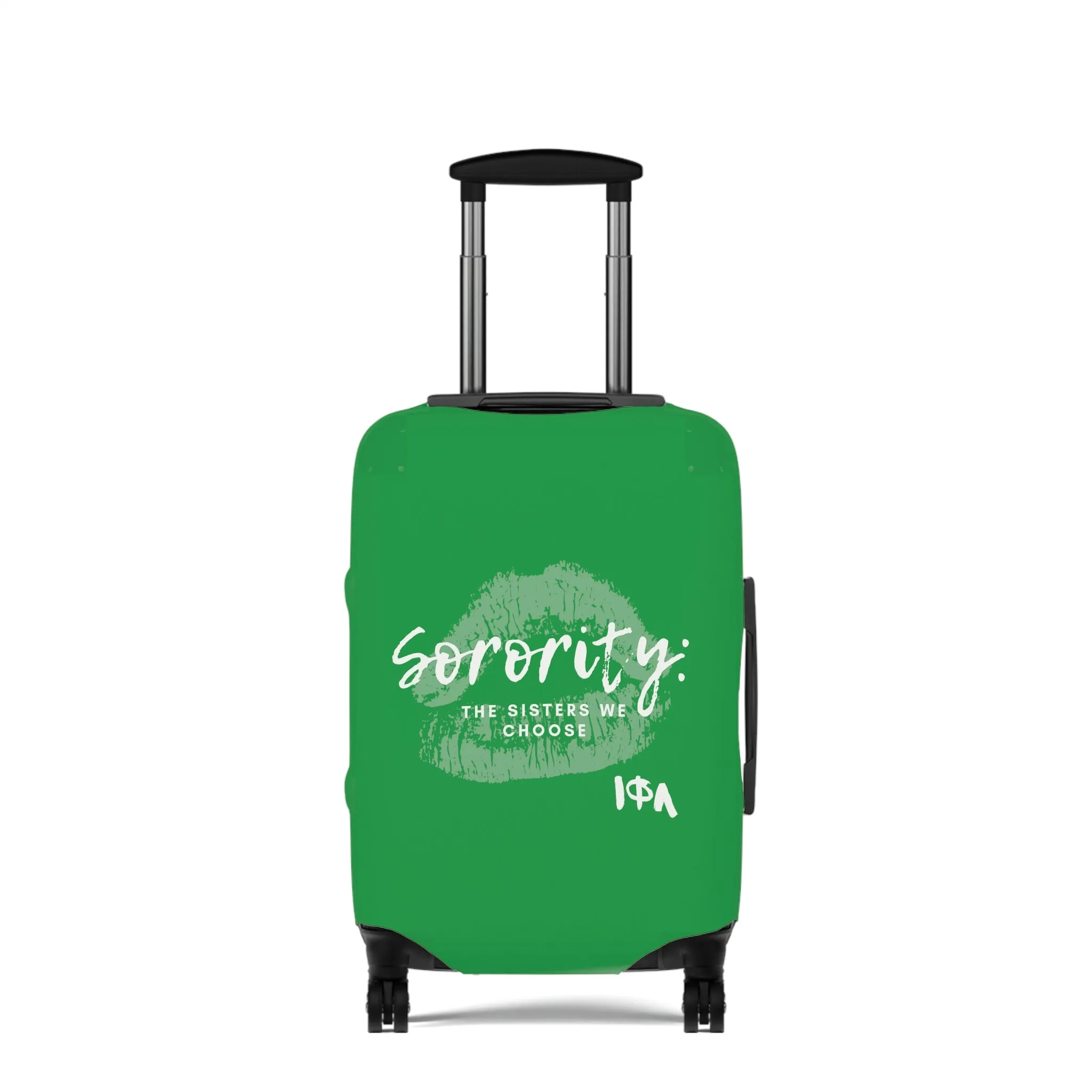 Sisters We Choose Luggage Cover Green