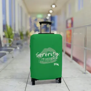 Sisters We Choose Luggage Cover Green