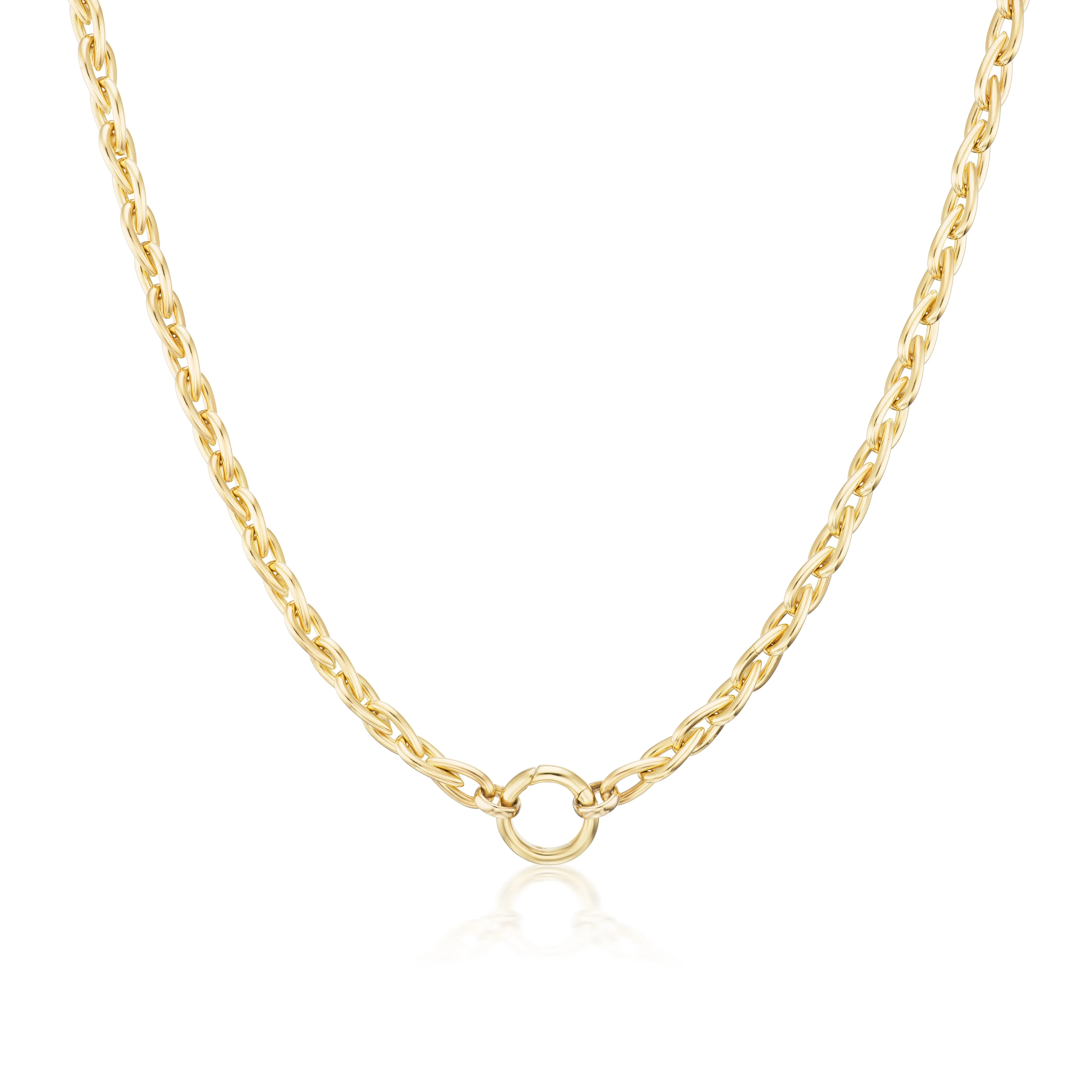 Small Teardrop Chain Necklace