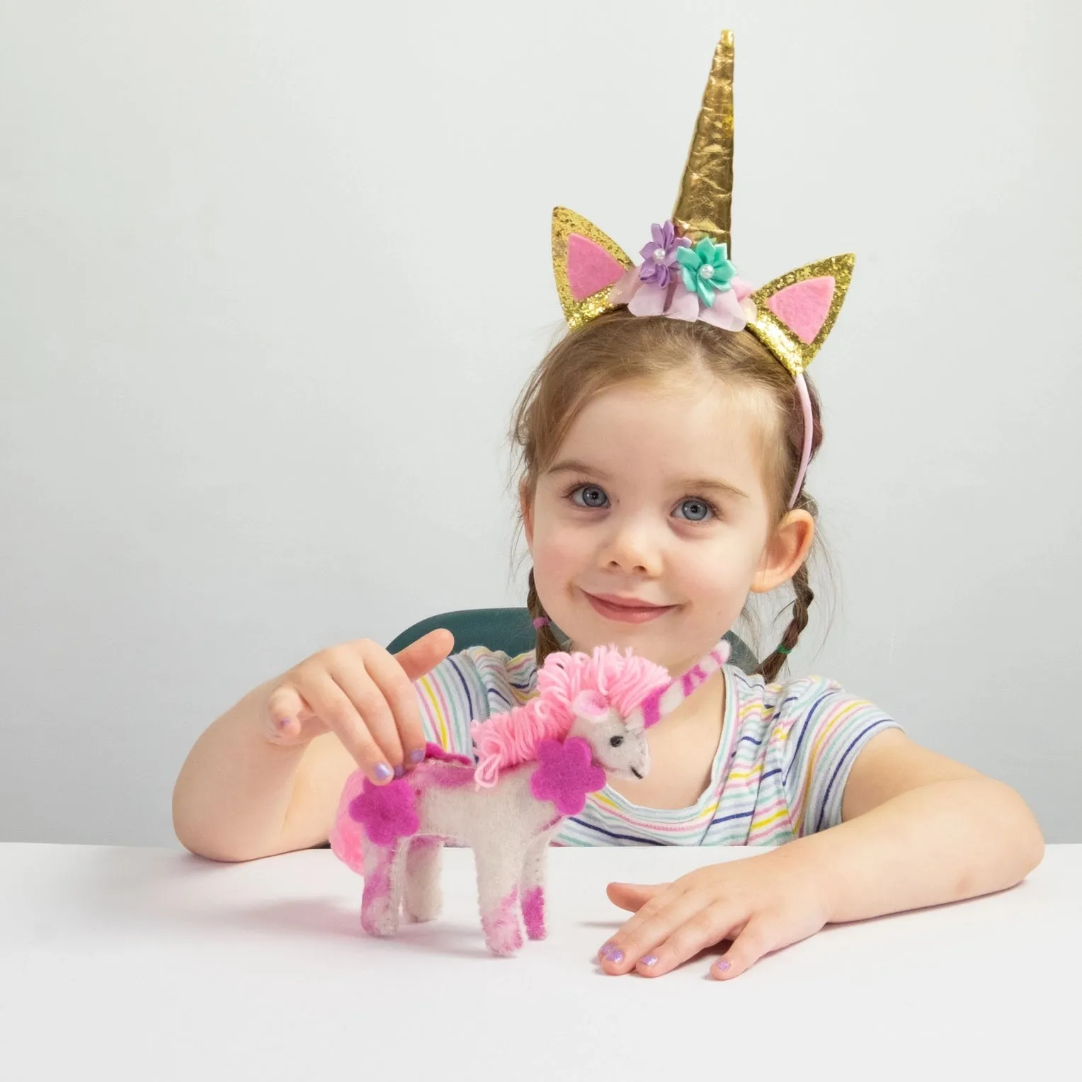 Small Wool Felt Unicorn