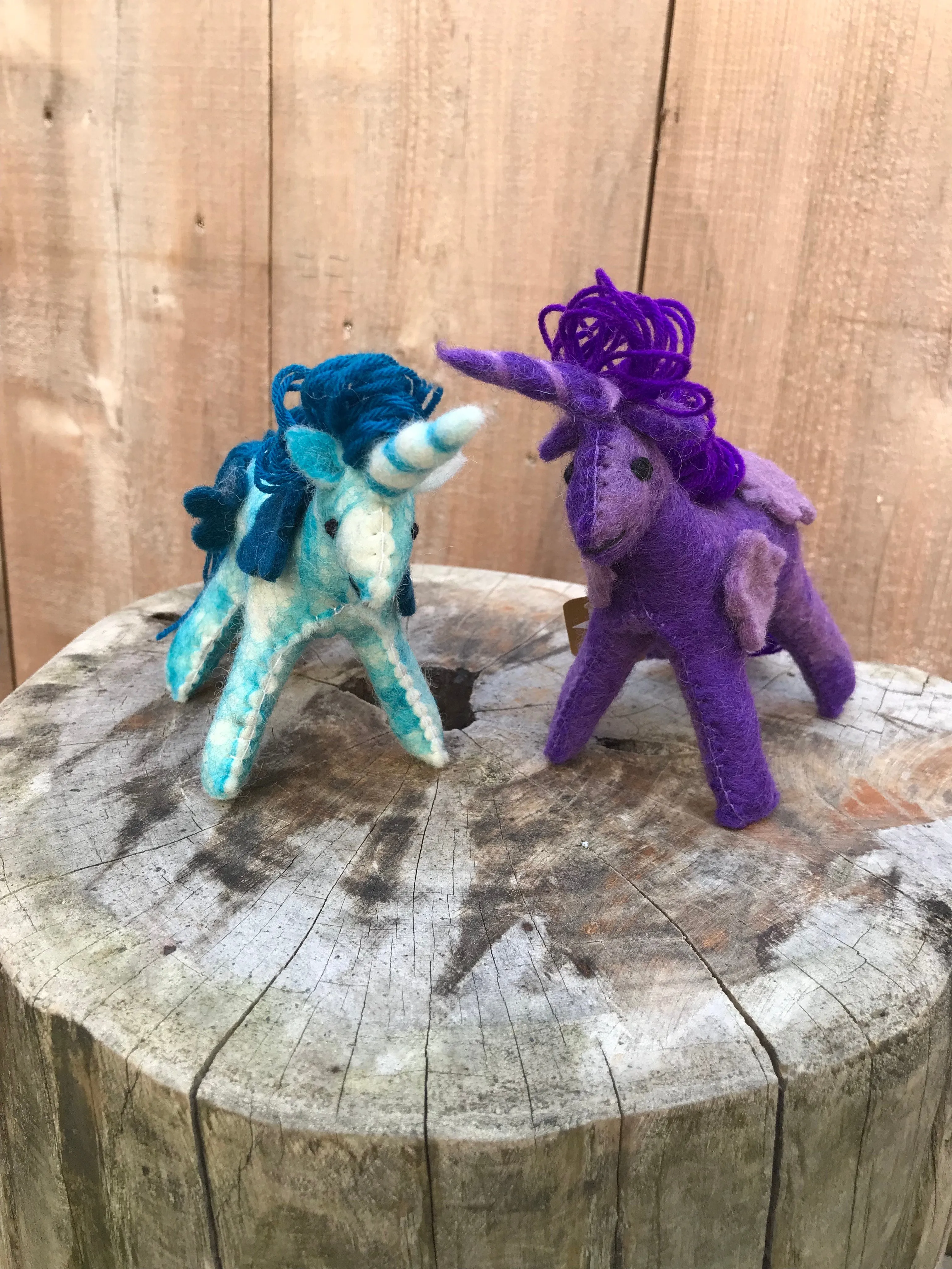 Small Wool Felt Unicorn