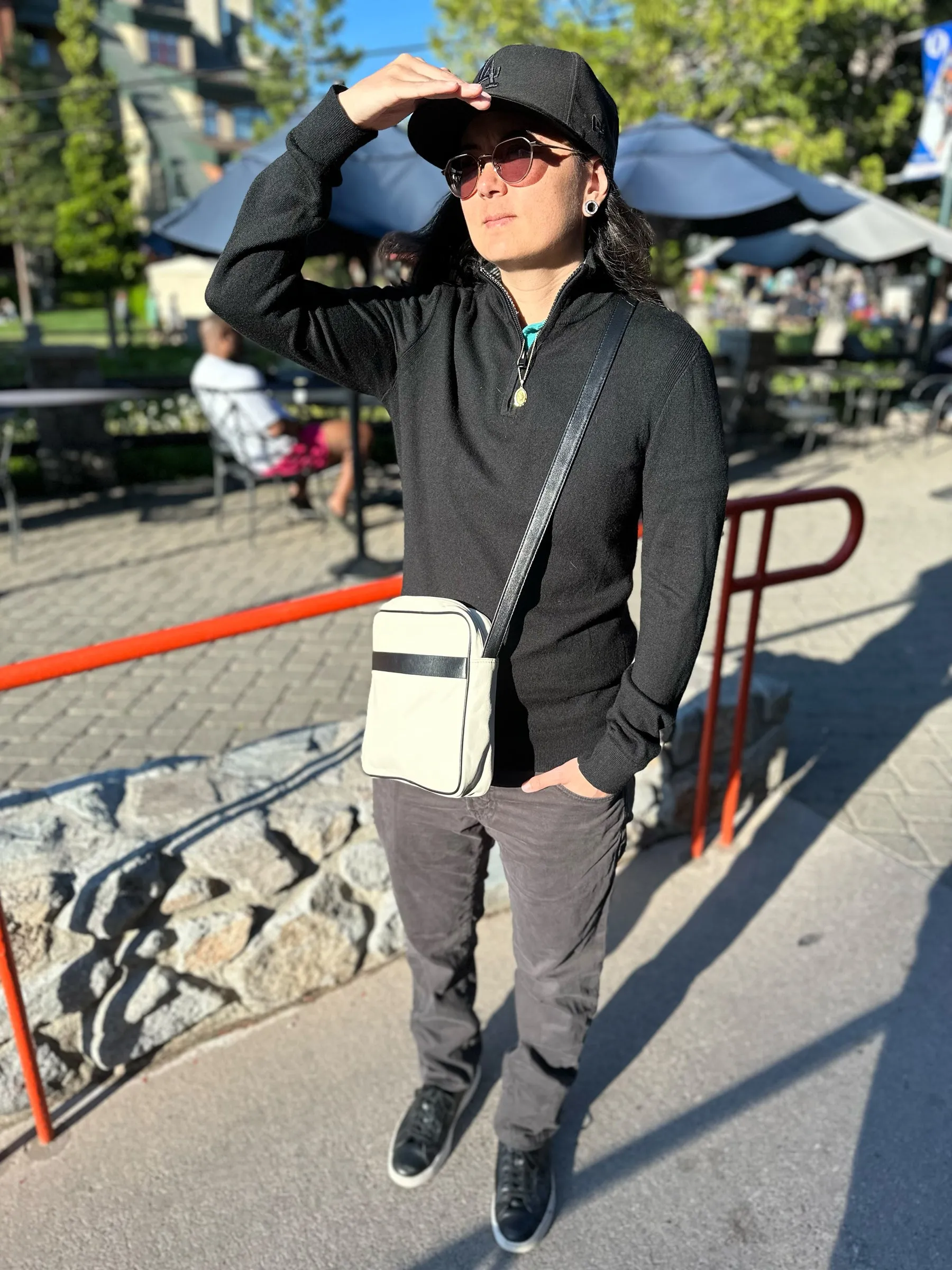 Square Bag in Stripe