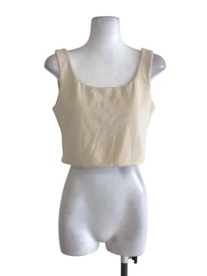 Square Neck Knit Crop Top OSN
