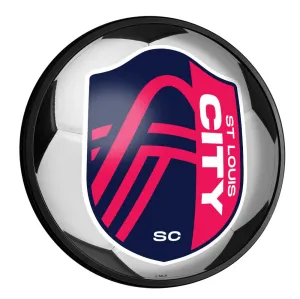 St. Louis CITY SC: Soccer - Round Slimline Lighted Wall Sign