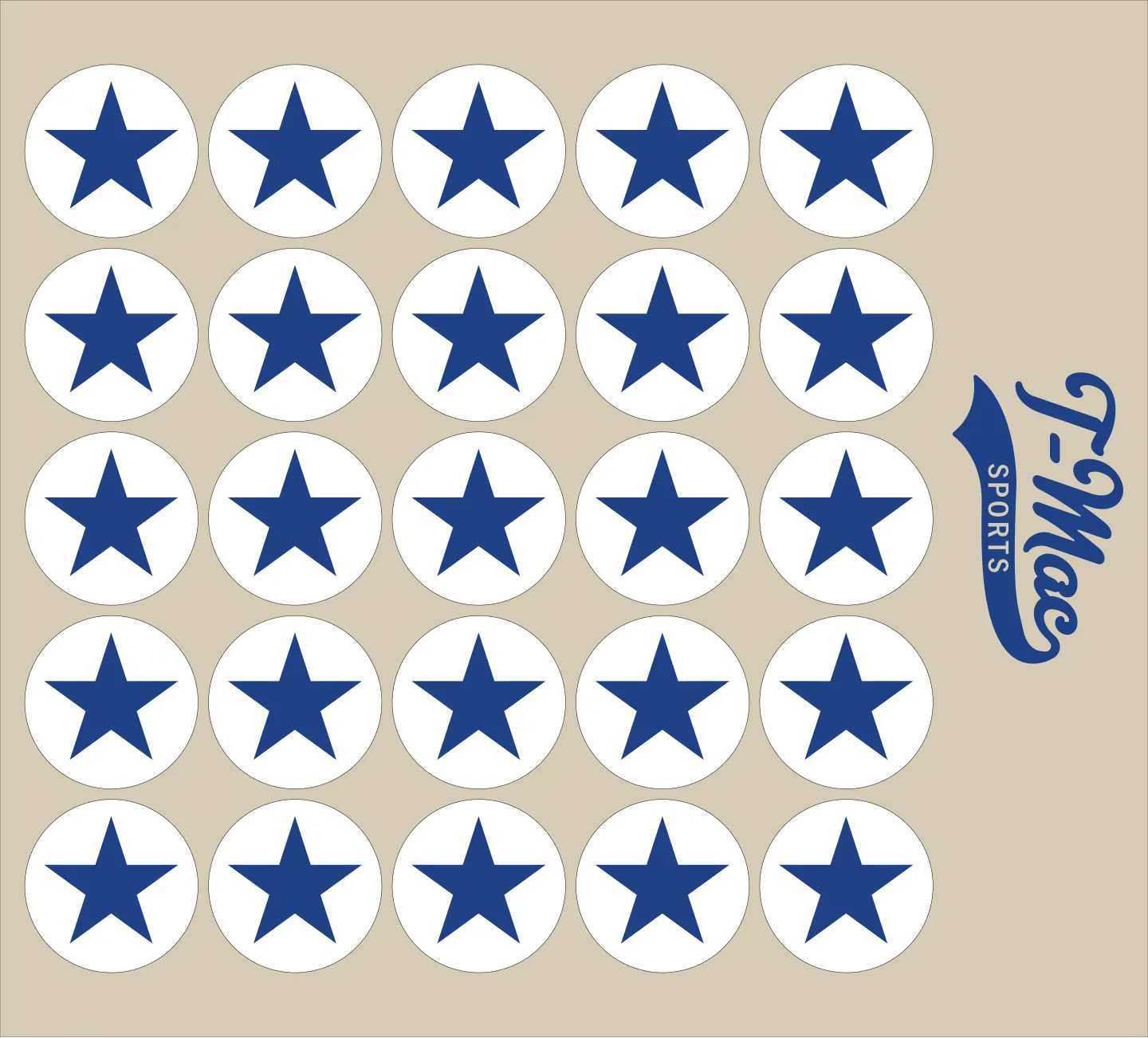 Star Mini Award Decals (2)