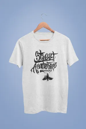 Street Academics Logo White Tshirt