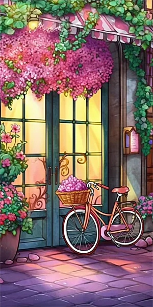 Street Diy Paint By Numbers Kits UK For Adult Kids MJ8563