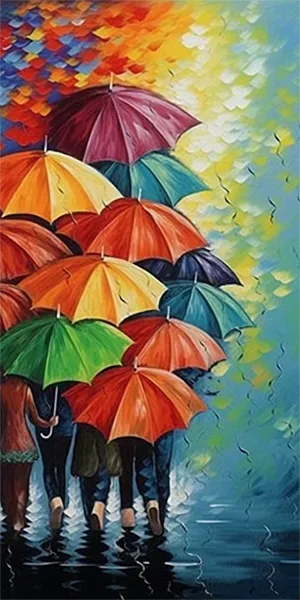 Street Diy Paint By Numbers Kits UK For Adult Kids MJ8565