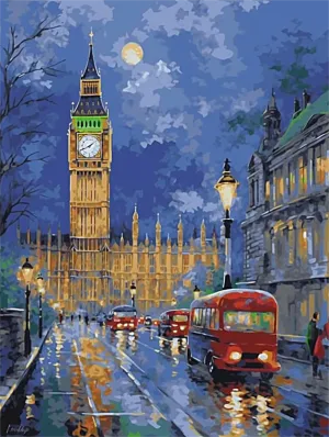 Street Paint By Numbers Kits UK MJ8585
