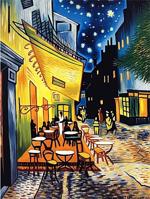 Street Paint By Numbers Kits UK MJ8591
