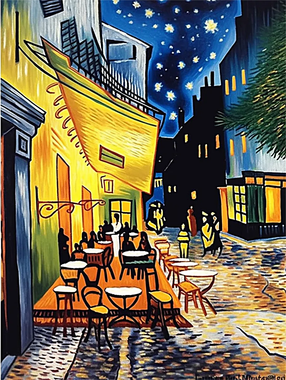 Street Paint By Numbers Kits UK MJ8591