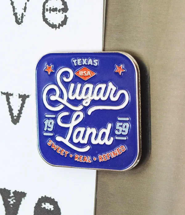 Sugar Land Script Magnet