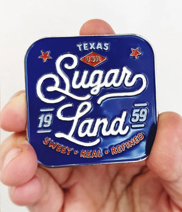 Sugar Land Script Magnet
