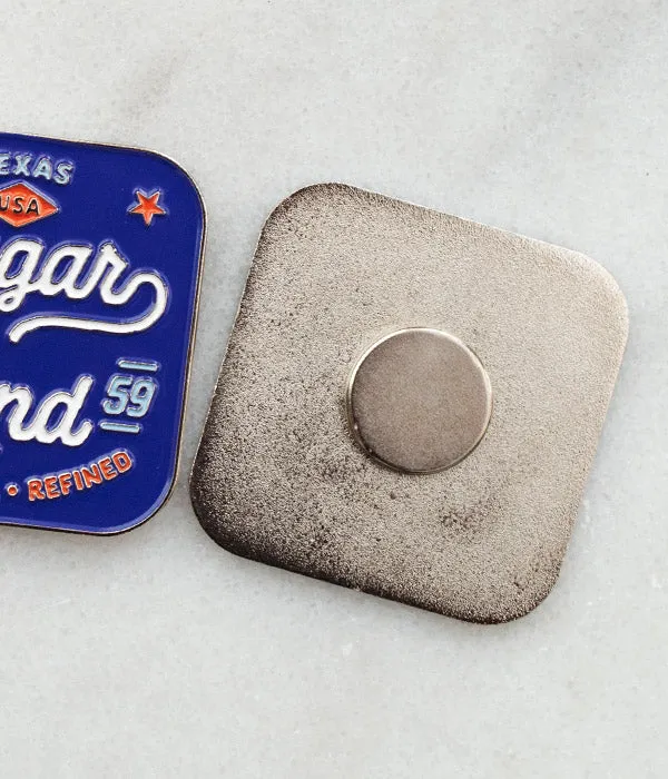 Sugar Land Script Magnet