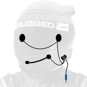 SUPER SPORT Wired Helmet Kit with Alpha Audio Speakers & Mic
