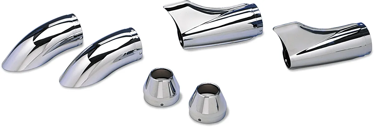 SuperTrapp 108-7257 End Cap - Chrome - Tapered