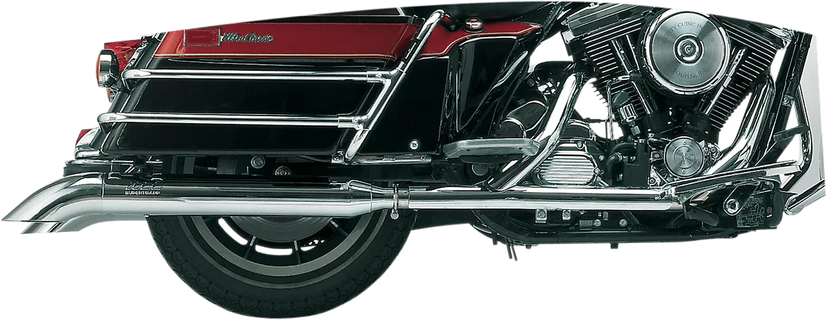 SuperTrapp 628-78053 Internal Disc Series Slip-Ons - Turndown - Chrome