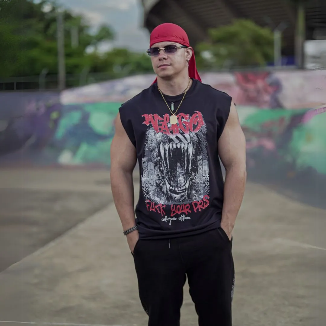 TANK RUGIDO CALLEJERA - BLACK