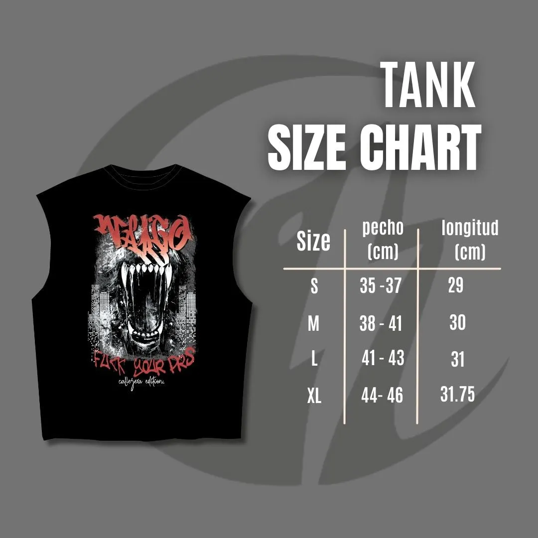 TANK RUGIDO CALLEJERA - BLACK
