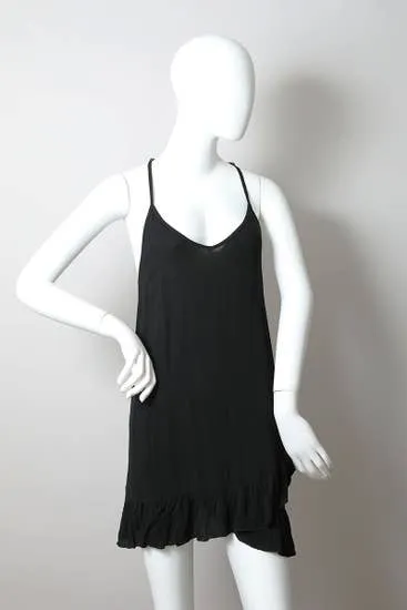 TATTOO MESH SLIP DRESS