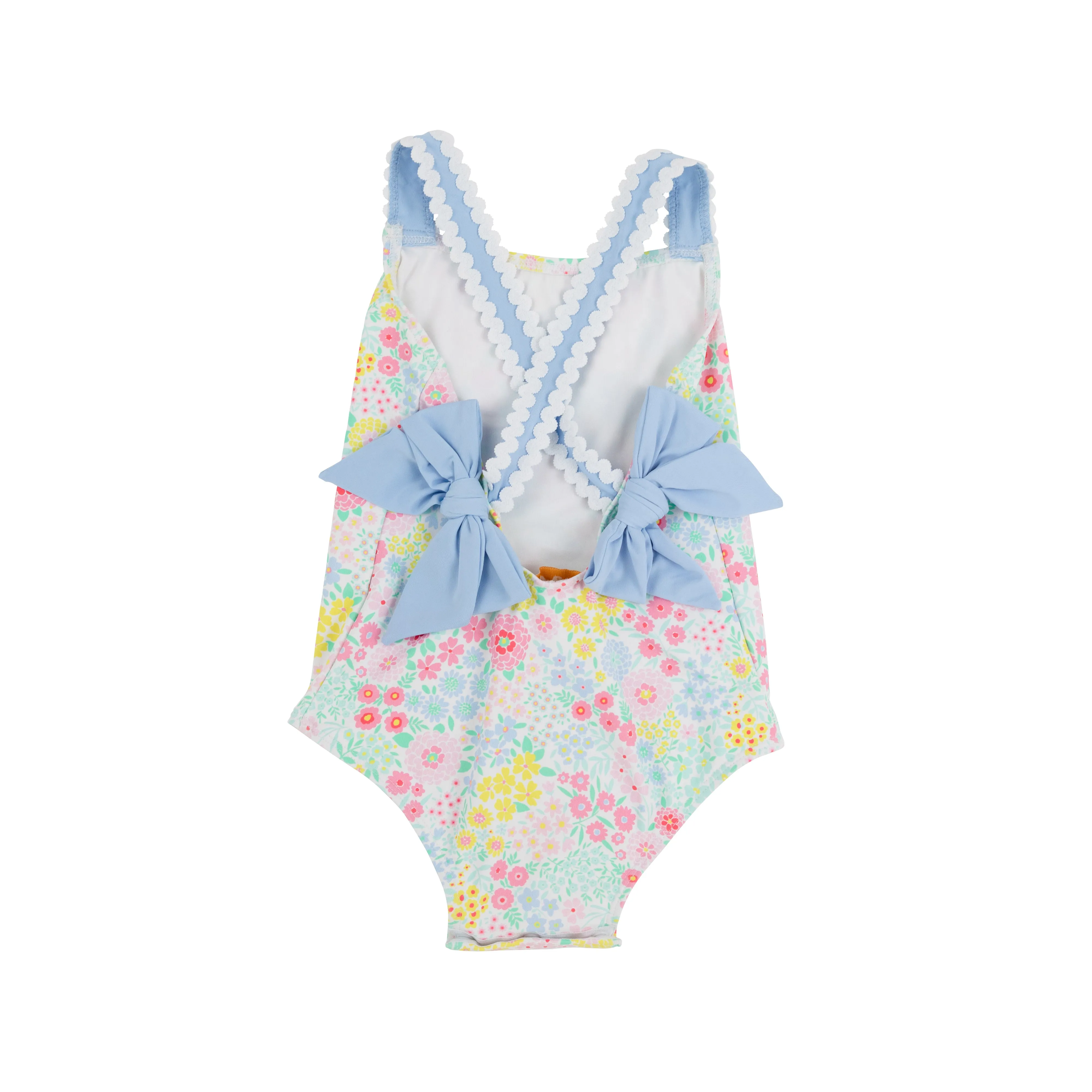Taylor Bay Bathing Suit - Merry Little Meadow with Beale Street Blue