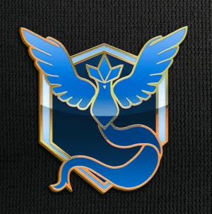 Team Mystic Pin for Backpacks Pokemon Go Leadership Lapel Clothes Pins