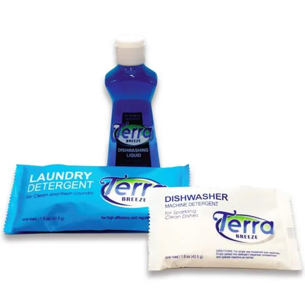 Terra Breeze Laundry Detergent, Single Use Size Packets