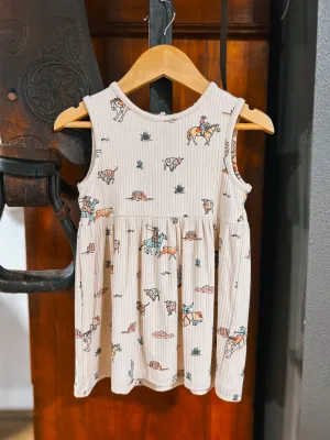 The Cowboy Knit Dress & Bloomer Set (12-18Mo)