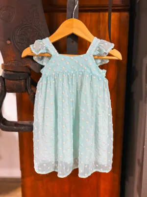 The Georgie Dress & Bloomer Set (9-12Mo) Aqua