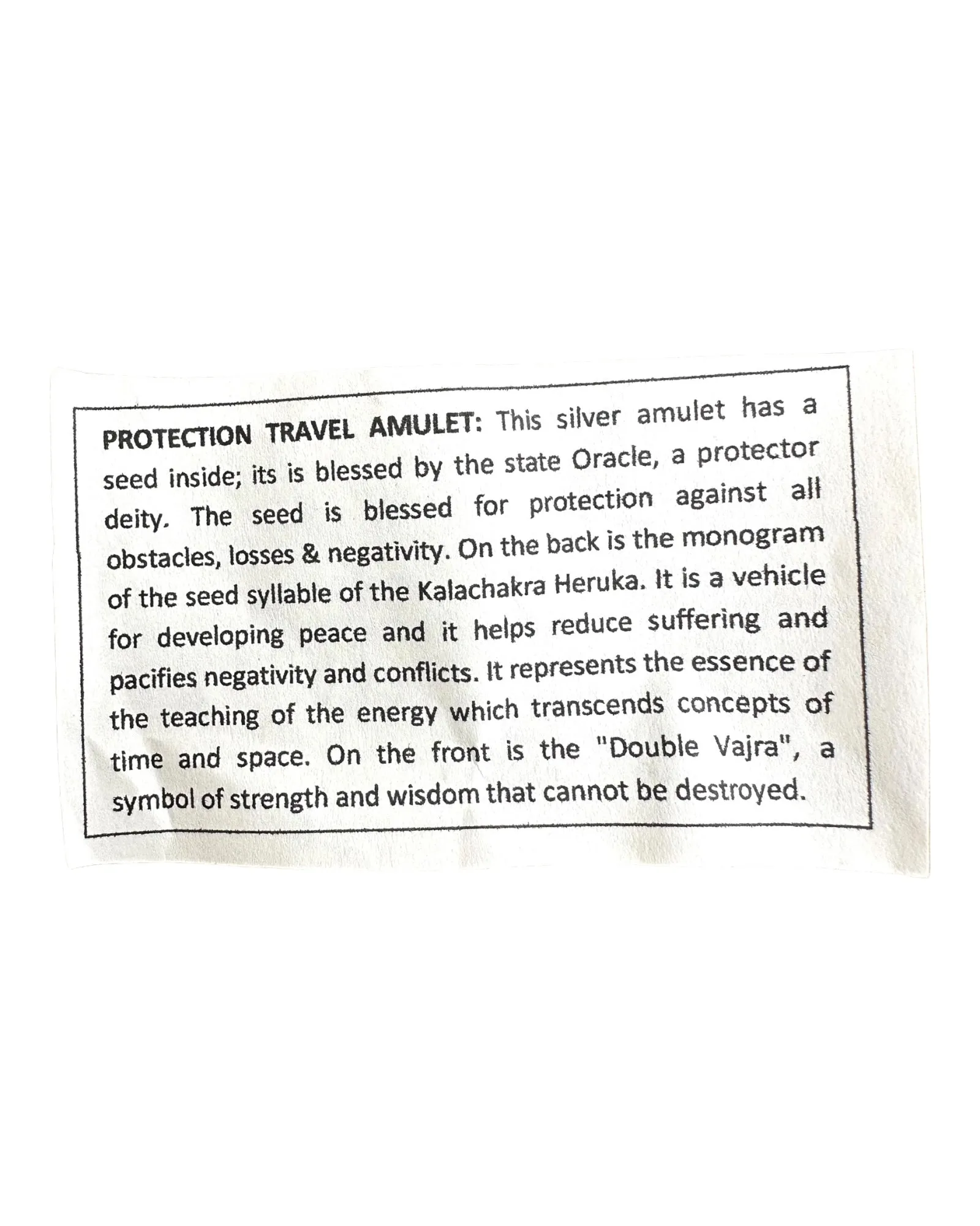 THE TRAVEL AMULET