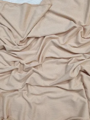 Thin Stripe Jersey - Nude