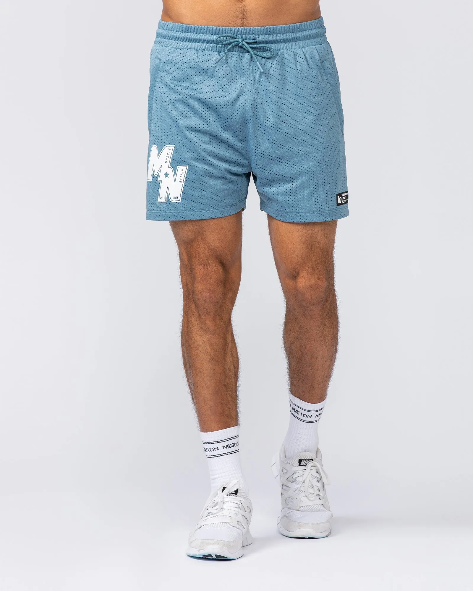 Throwback Lay Up 3.5" Shorts - Pale Thunder