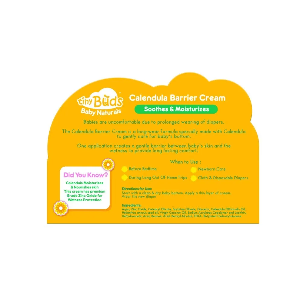 Tiny Buds Calendula Diaper Barrier Cream 50g