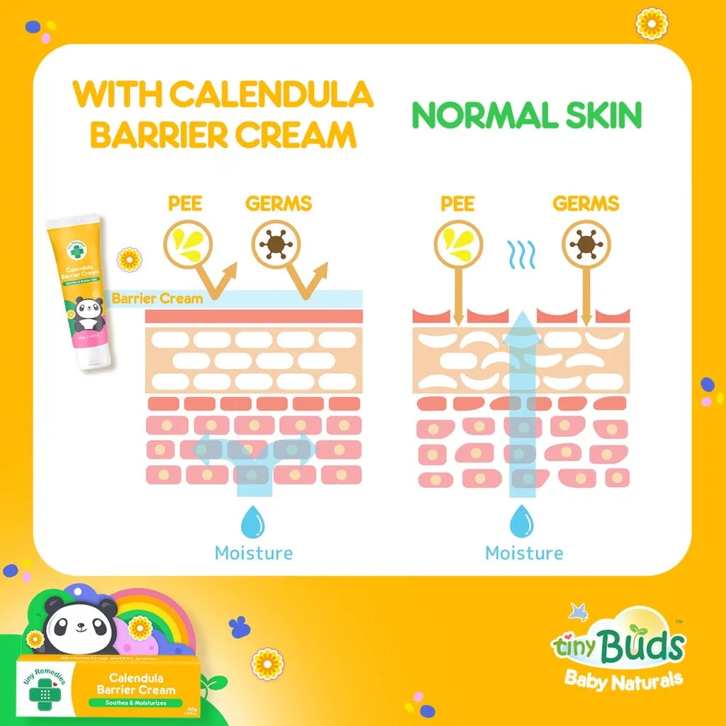Tiny Buds Calendula Diaper Barrier Cream 50g